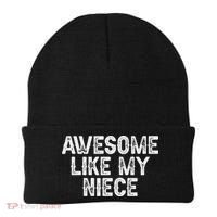 Awesome Like My Niece Funny For Aunt Uncle Beanie thumb 0