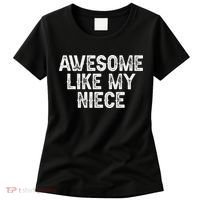 Awesome Like My Niece Funny For Aunt Uncle Women's T-Shirt thumb 0