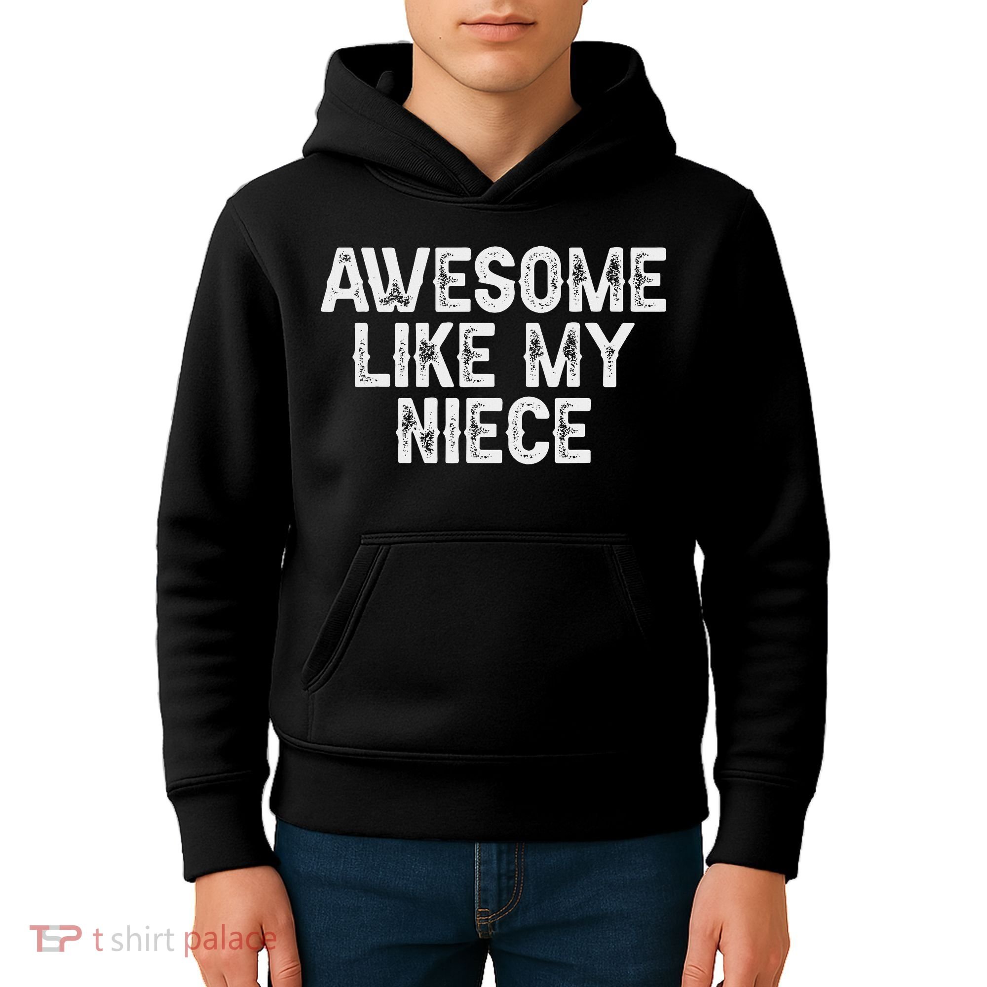 Awesome Like My Niece Funny For Aunt Uncle Kids Hoodie