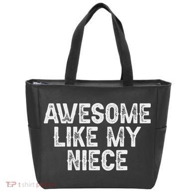 Awesome Like My Niece Funny For Aunt Uncle Tote Bag