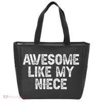 Awesome Like My Niece Funny For Aunt Uncle Tote Bag thumb 0