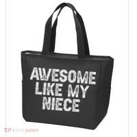 Awesome Like My Niece Funny For Aunt Uncle Tote Bag thumb 3
