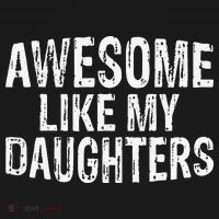 Awesome Like My Daughters Fathers Day Birthday Christmas Ornament thumb 1