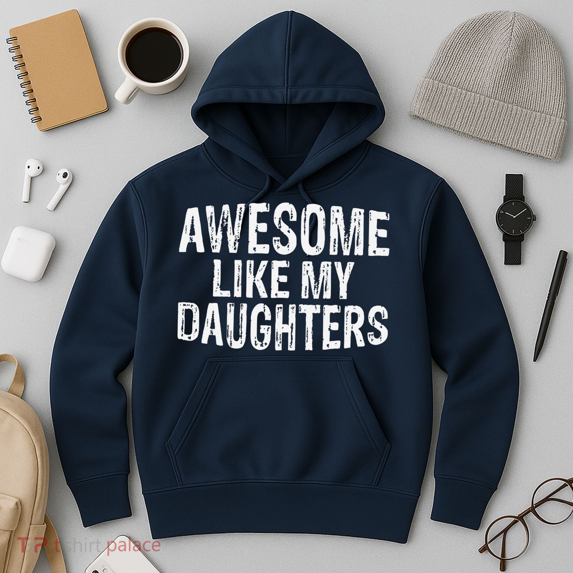 Awesome Like My Daughters Fathers Day Birthday Christmas Hoodie