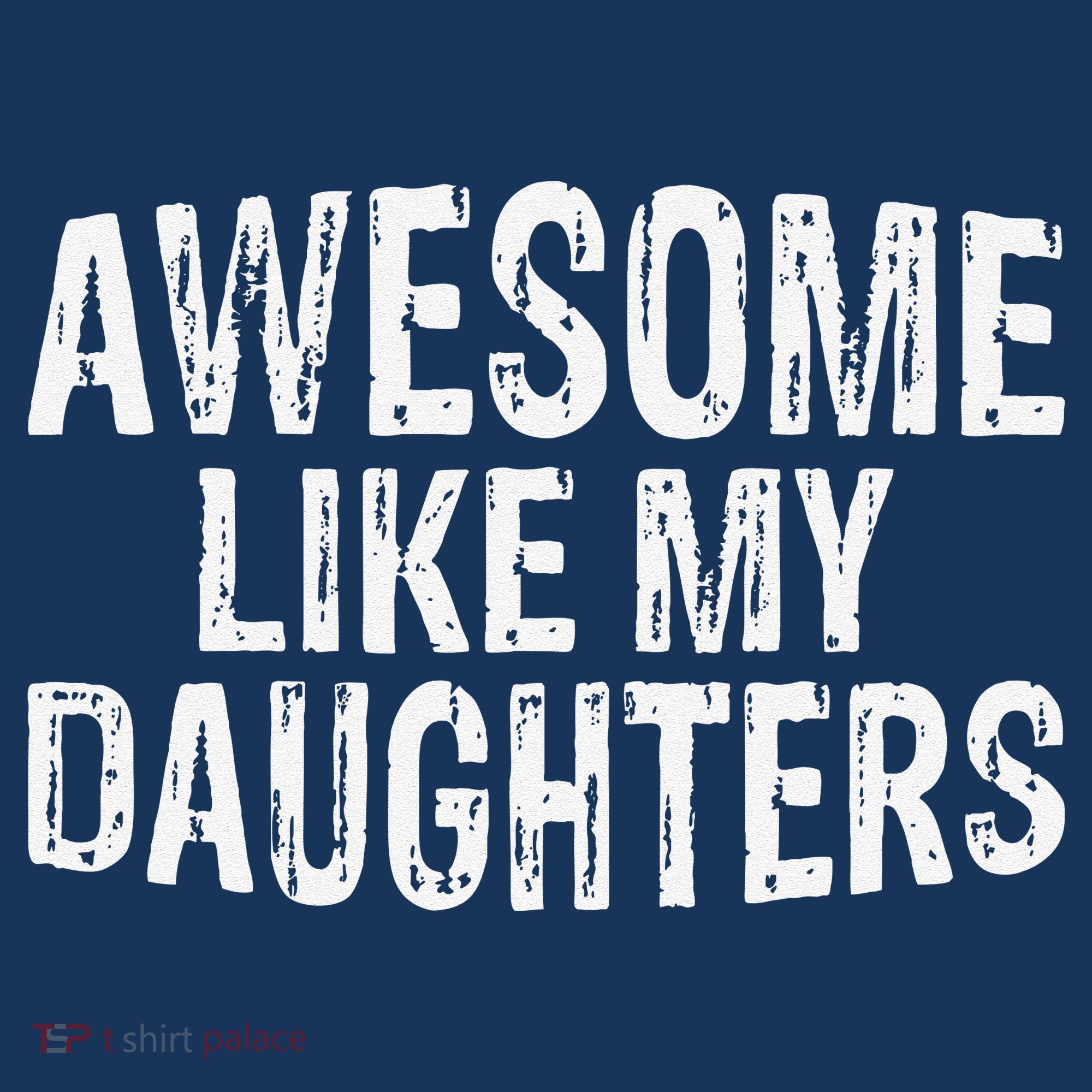 Awesome Like My Daughters Fathers Day Birthday Christmas Women's Hoodie