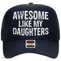 Awesome Like My Daughters Fathers Day Birthday Christmas Hat thumb 0