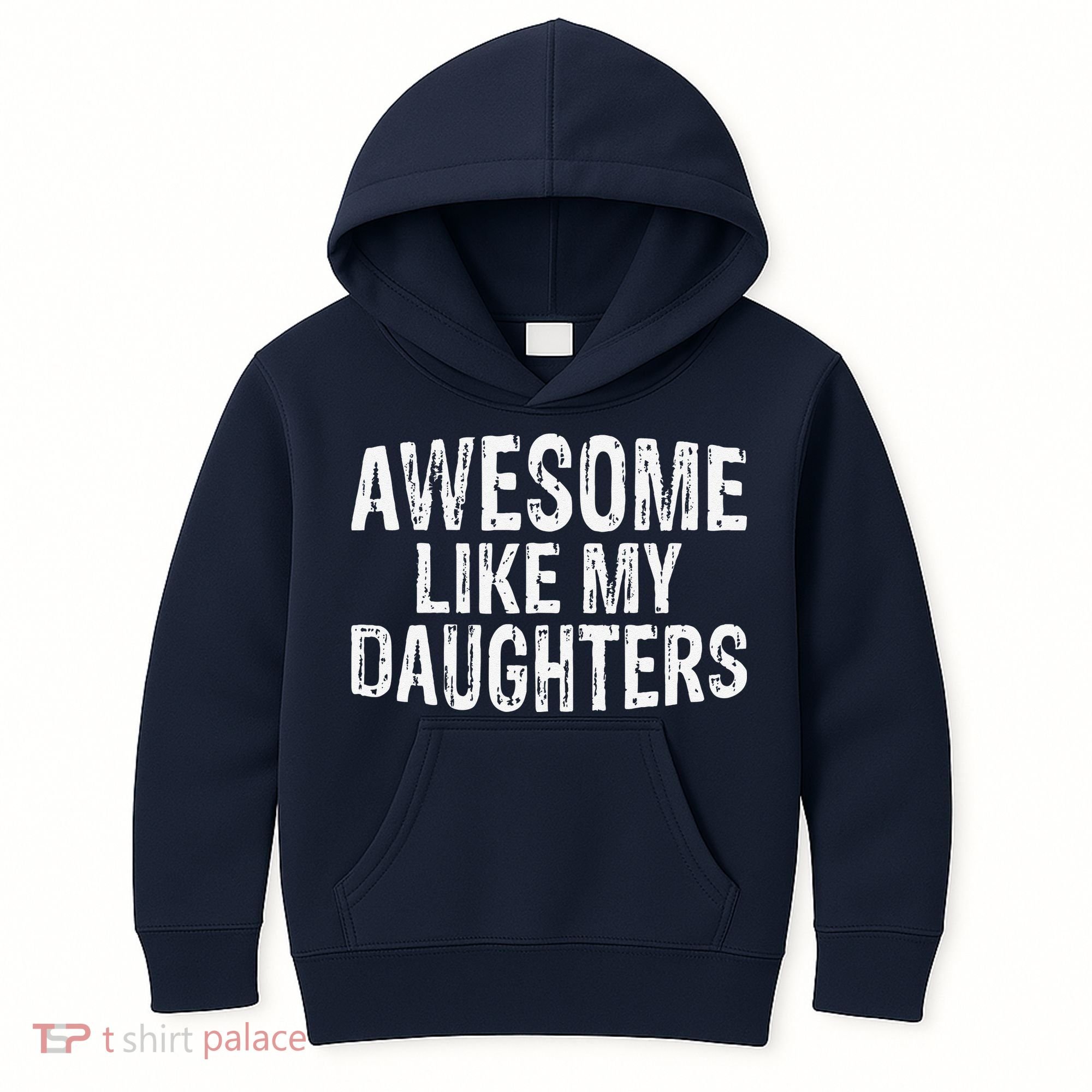 Awesome Like My Daughters Fathers Day Birthday Christmas Kids Hoodie