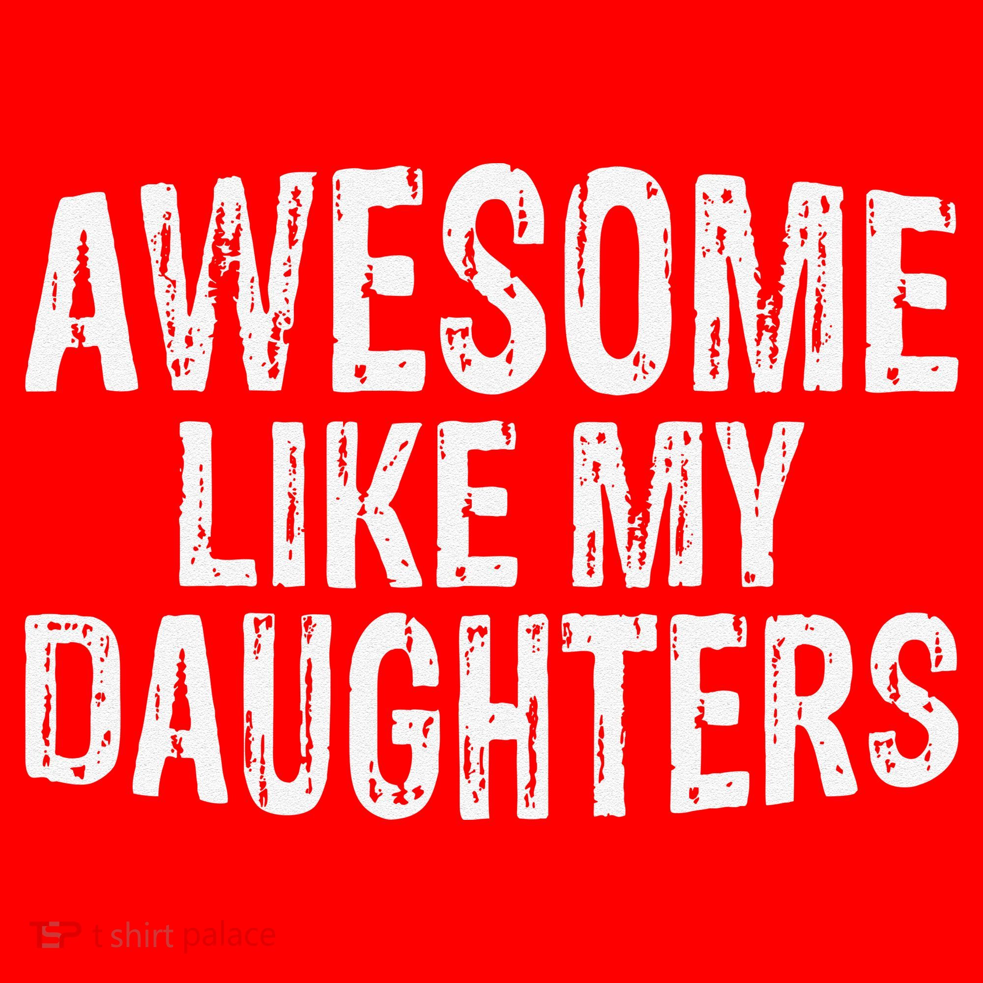 Awesome Like My Daughters Fathers Day Birthday Christmas Santa Hat