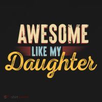 Awesome Like My Daughter Funny Fathers Day Cool Gift Pajama Set thumb 2