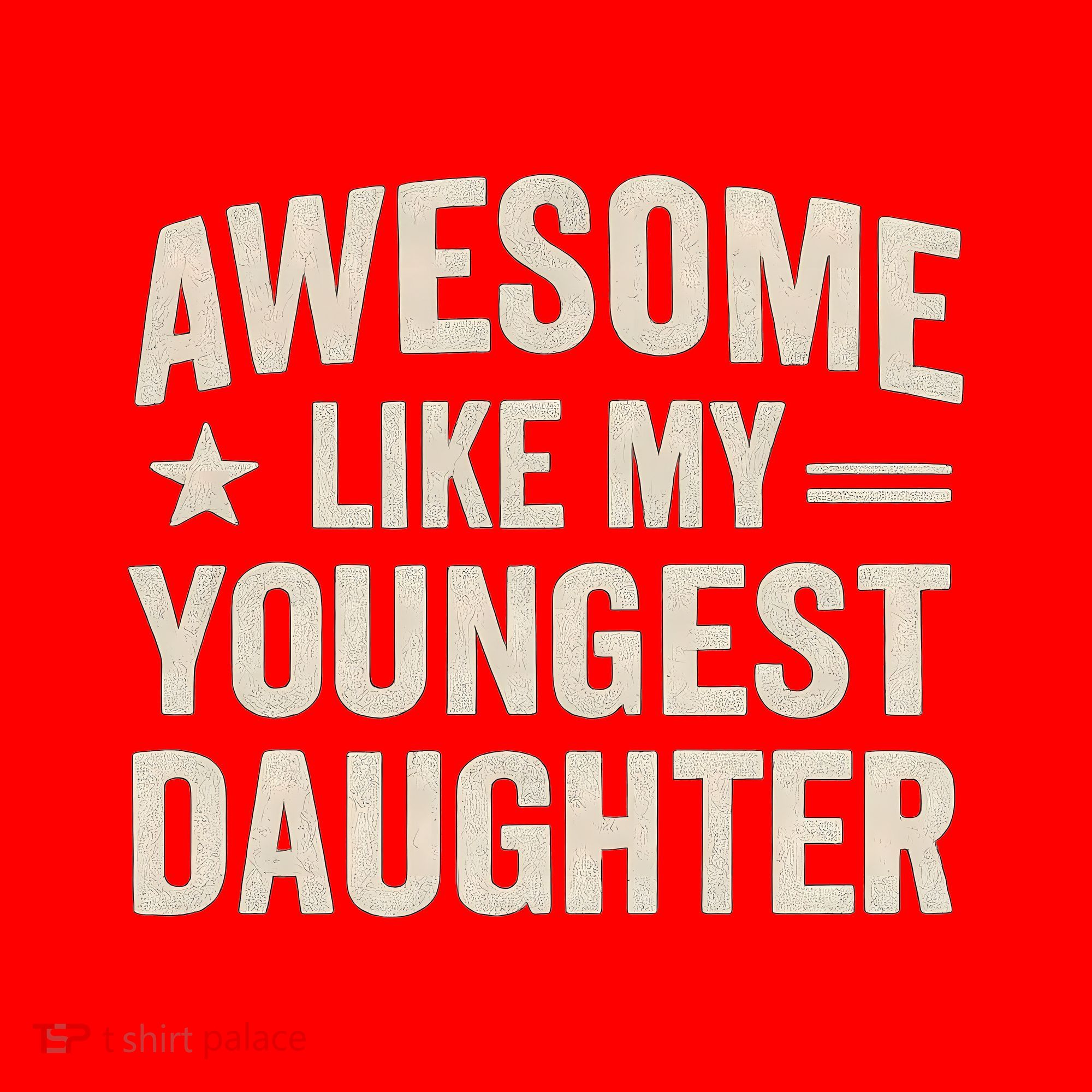 Awesome Like My Youngest Daughter Santa Hat