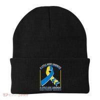 A Little More Kindness A Little Less Judgment Down Syndrome Awareness Beanie thumb 0