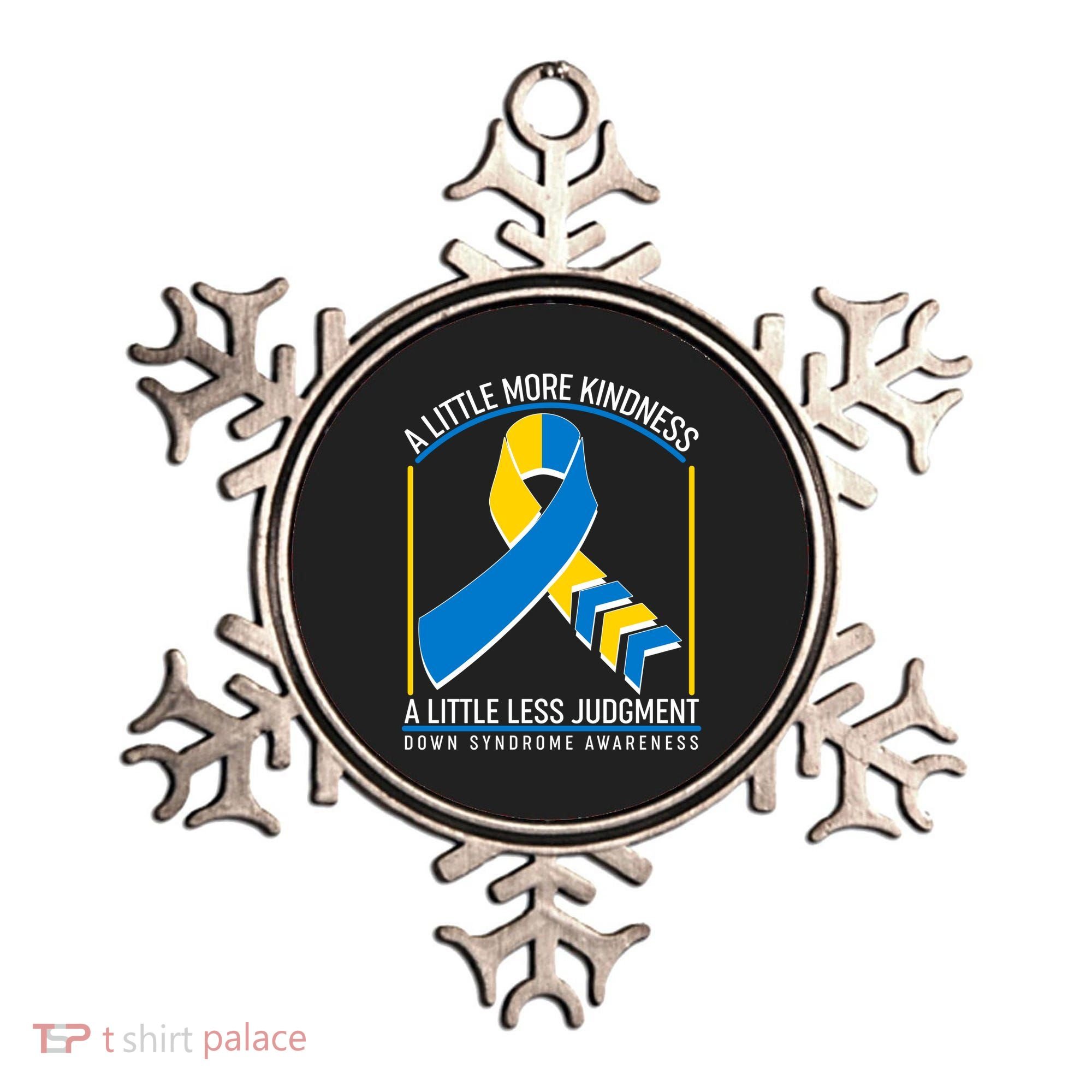 A Little More Kindness A Little Less Judgment Down Syndrome Awareness Ornament