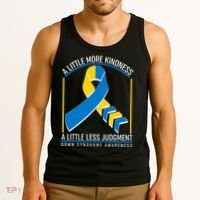 A Little More Kindness A Little Less Judgment Down Syndrome Awareness Tank Top thumb 3