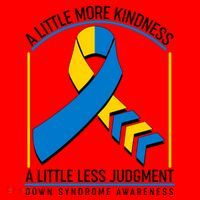 A Little More Kindness A Little Less Judgment Down Syndrome Awareness Santa Hat thumb 1