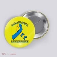 A Little More Kindness A Little Less Judgment Down Syndrome Awareness Button thumb 0