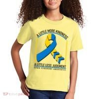 A Little More Kindness A Little Less Judgment Down Syndrome Awareness Kids T-Shirt thumb 2