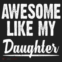 Awesome Like My Daughter Cute Gift Golf Towel thumb 3