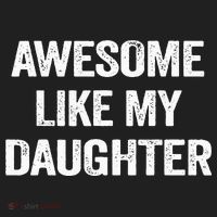 Awesome Like My Daughter Funny Fathers Day Dad Beanie thumb 2
