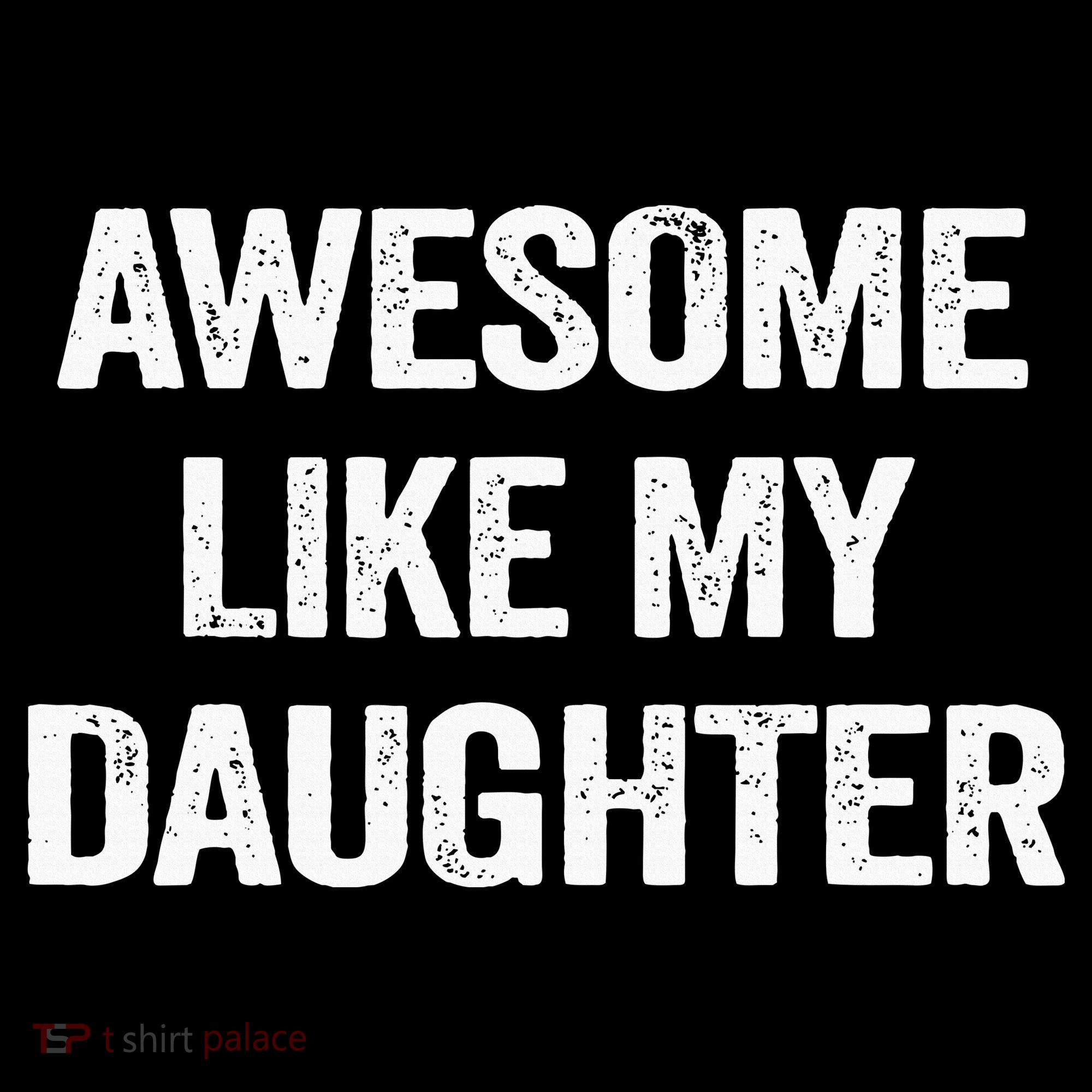 Awesome Like My Daughter Funny Fathers Day Dad Women's Hoodie