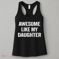 Awesome Like My Daughter Funny Fathers Day Dad Women's Tank Top thumb 3