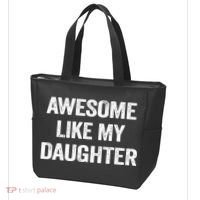 Awesome Like My Daughter Funny Fathers Day Dad Tote Bag thumb 3