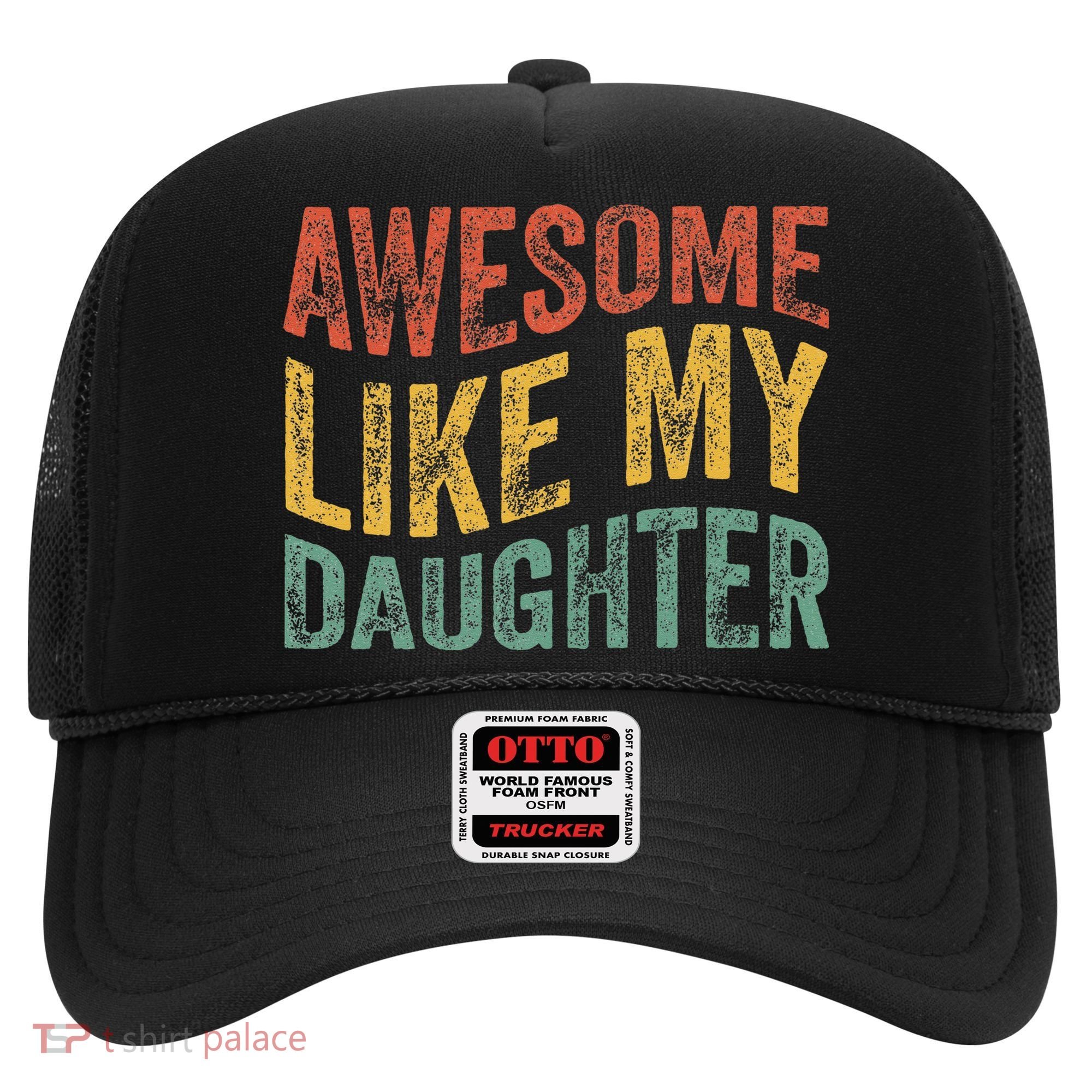 Awesome Like My Daughter Retro Dad Funny Fathers Hat