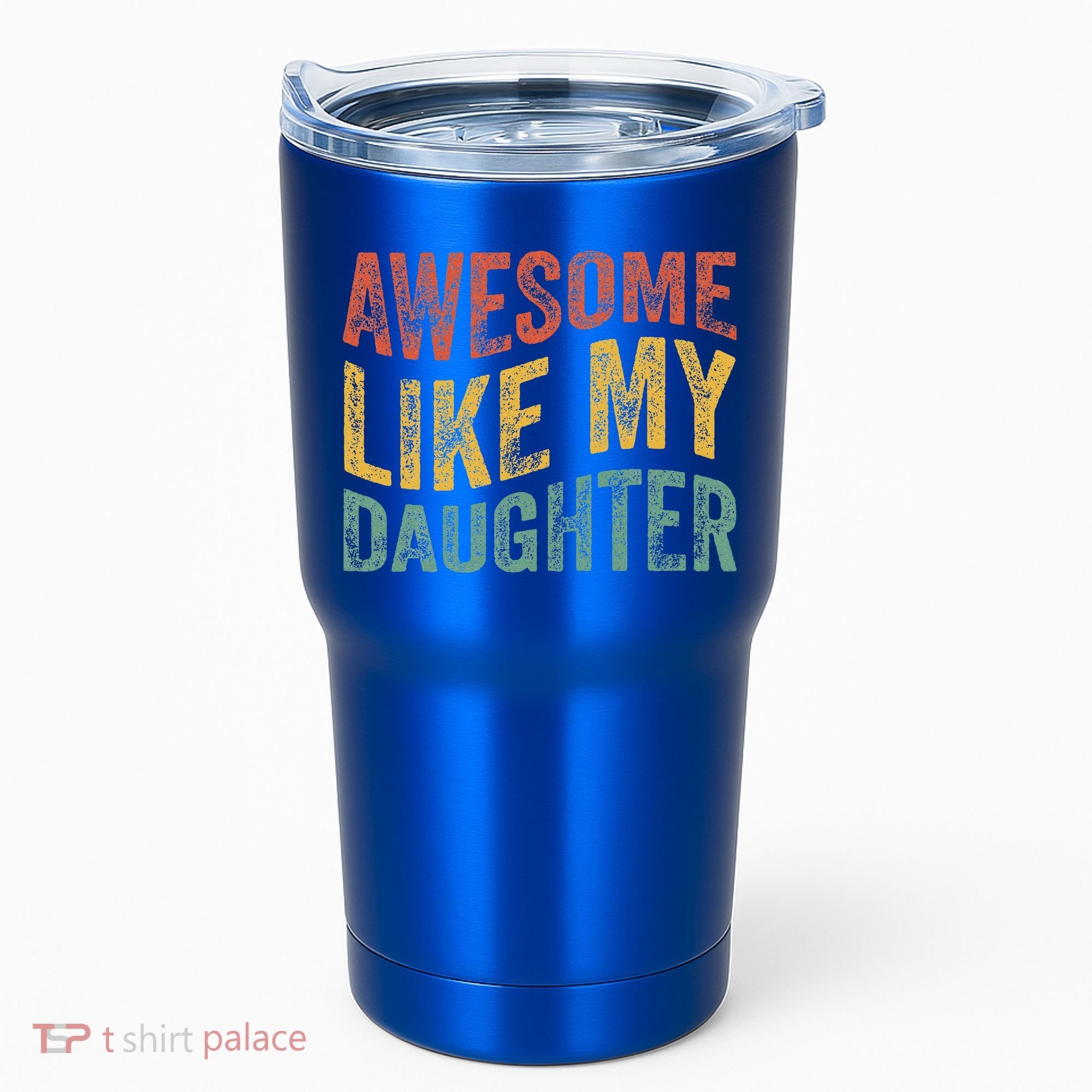 Awesome Like My Daughter Retro Dad Funny Fathers Tumbler