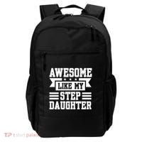 Awesome Like My Stepdaughter Bonus Dad Funny Gift Backpack thumb 0