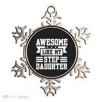 Awesome Like My Stepdaughter Bonus Dad Funny Gift Ornament thumb 0