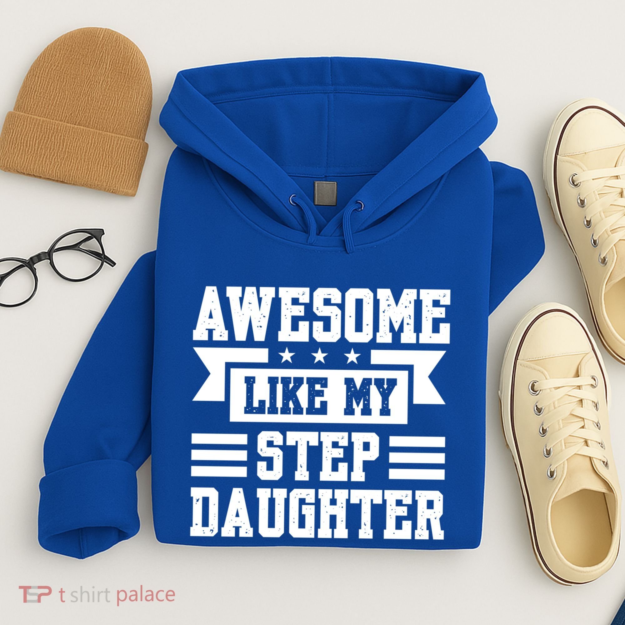 Awesome Like My Stepdaughter Bonus Dad Funny Gift Hoodie