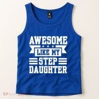 Awesome Like My Stepdaughter Bonus Dad Funny Gift Tank Top thumb 2