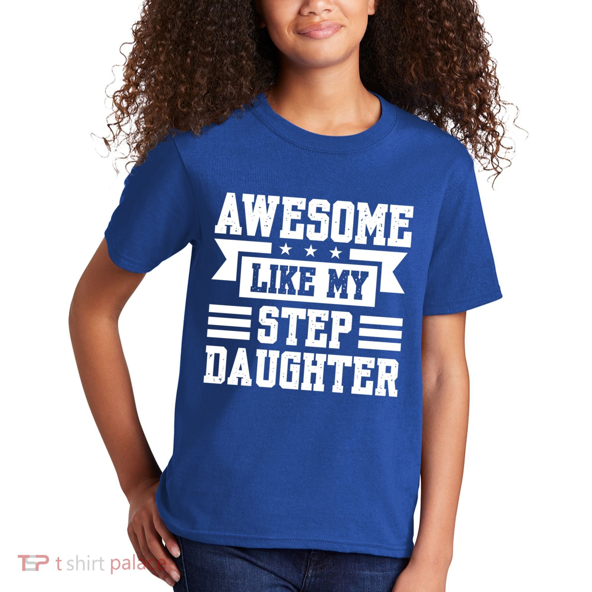 Awesome Like My Stepdaughter Bonus Dad Funny Gift Kids T-Shirt