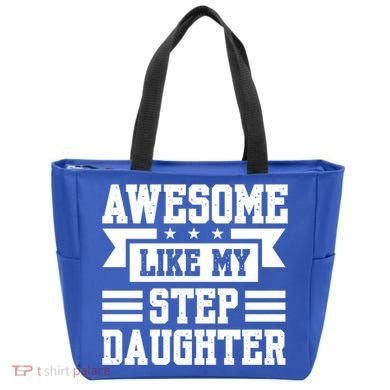 Awesome Like My Stepdaughter Bonus Dad Funny Gift Tote Bag