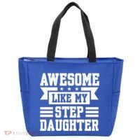 Awesome Like My Stepdaughter Bonus Dad Funny Gift Tote Bag thumb 0
