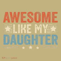 Awesome Like My Daughter Funny FatherS Day Dad Sweatshirt thumb 2