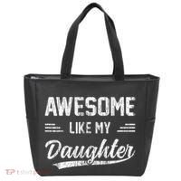 Awesome Like My Daughter Dad Funny Fathers Day Tote Bag thumb 0