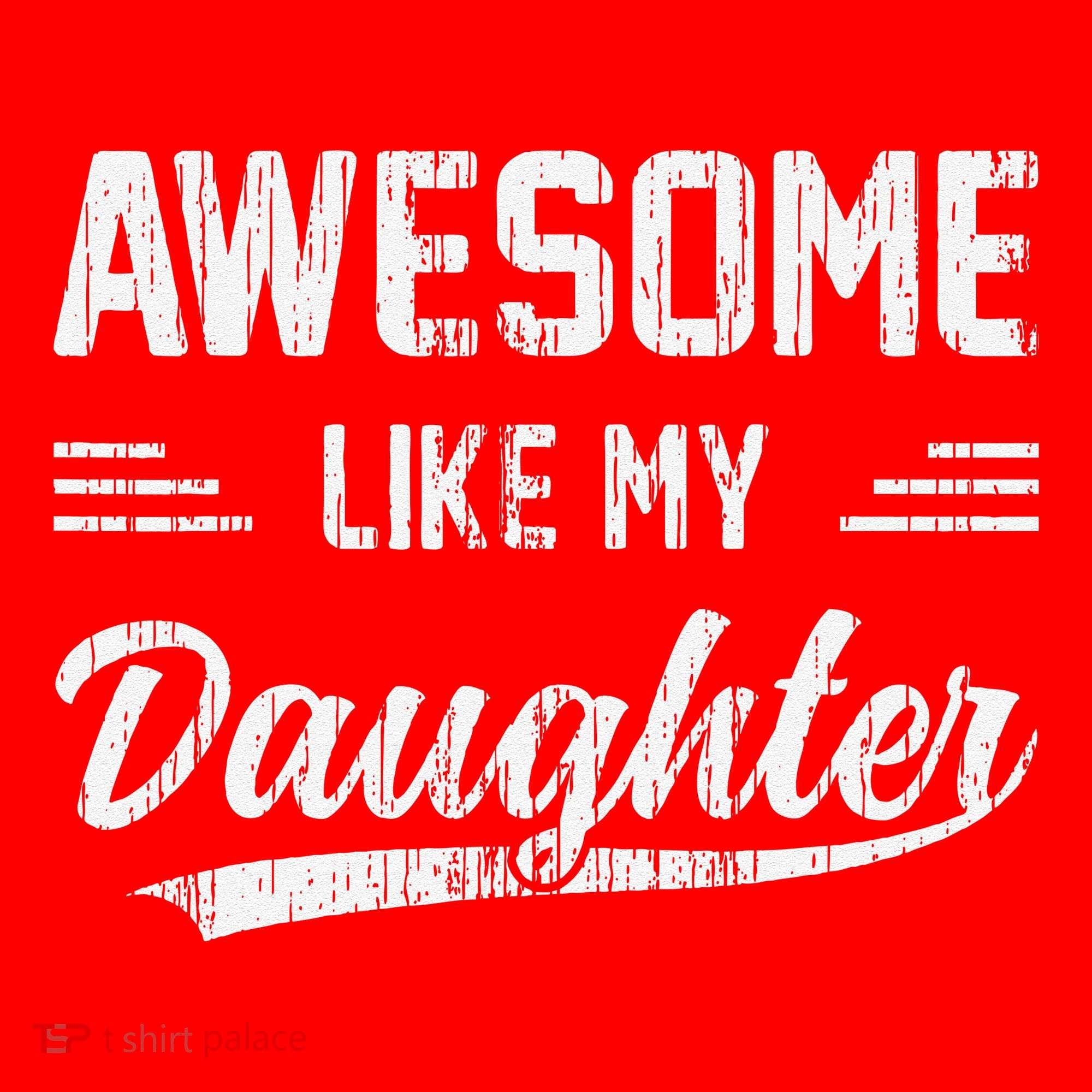 Awesome Like My Daughter Dad Funny Fathers Day Santa Hat