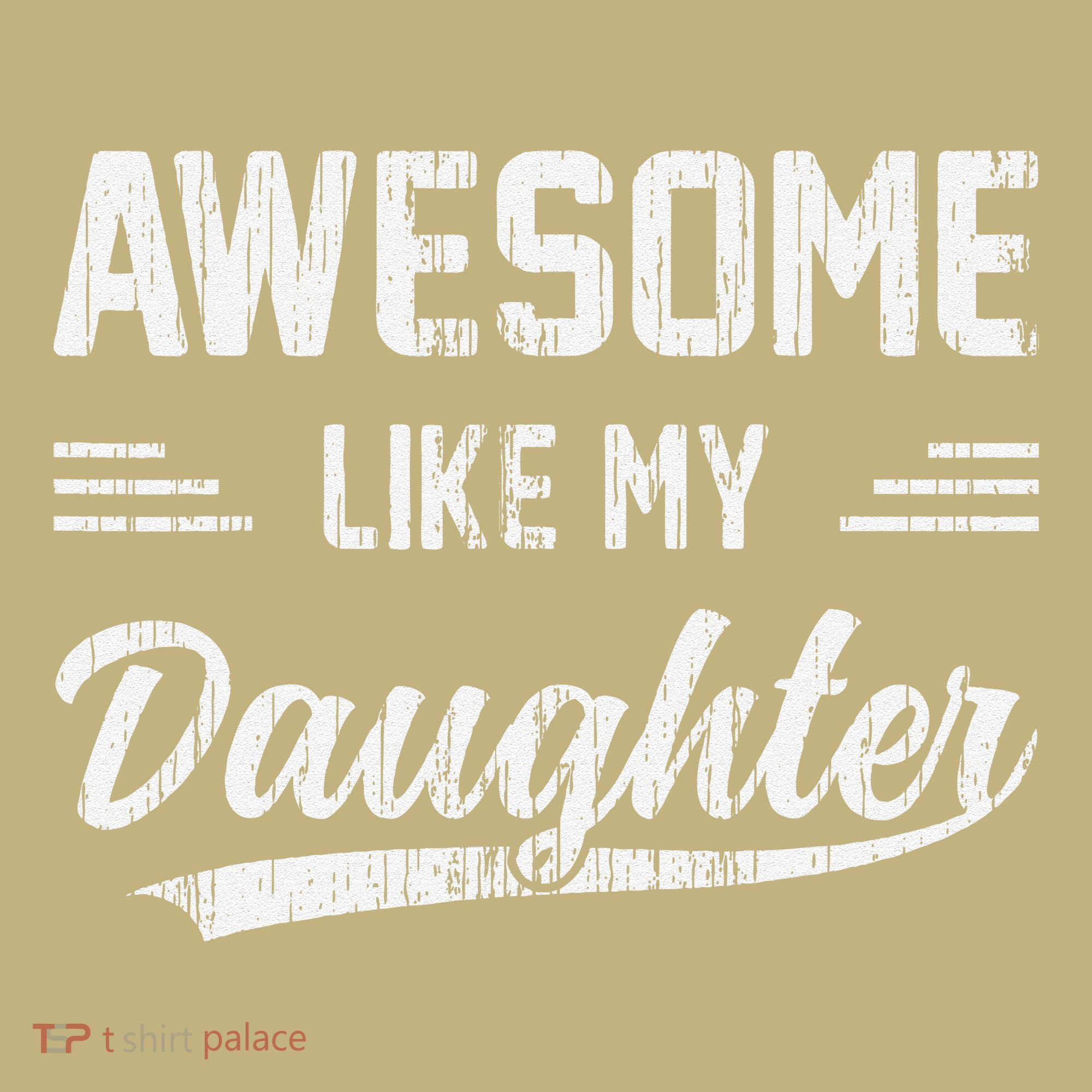 Awesome Like My Daughter Dad Funny Fathers Day Mousepad
