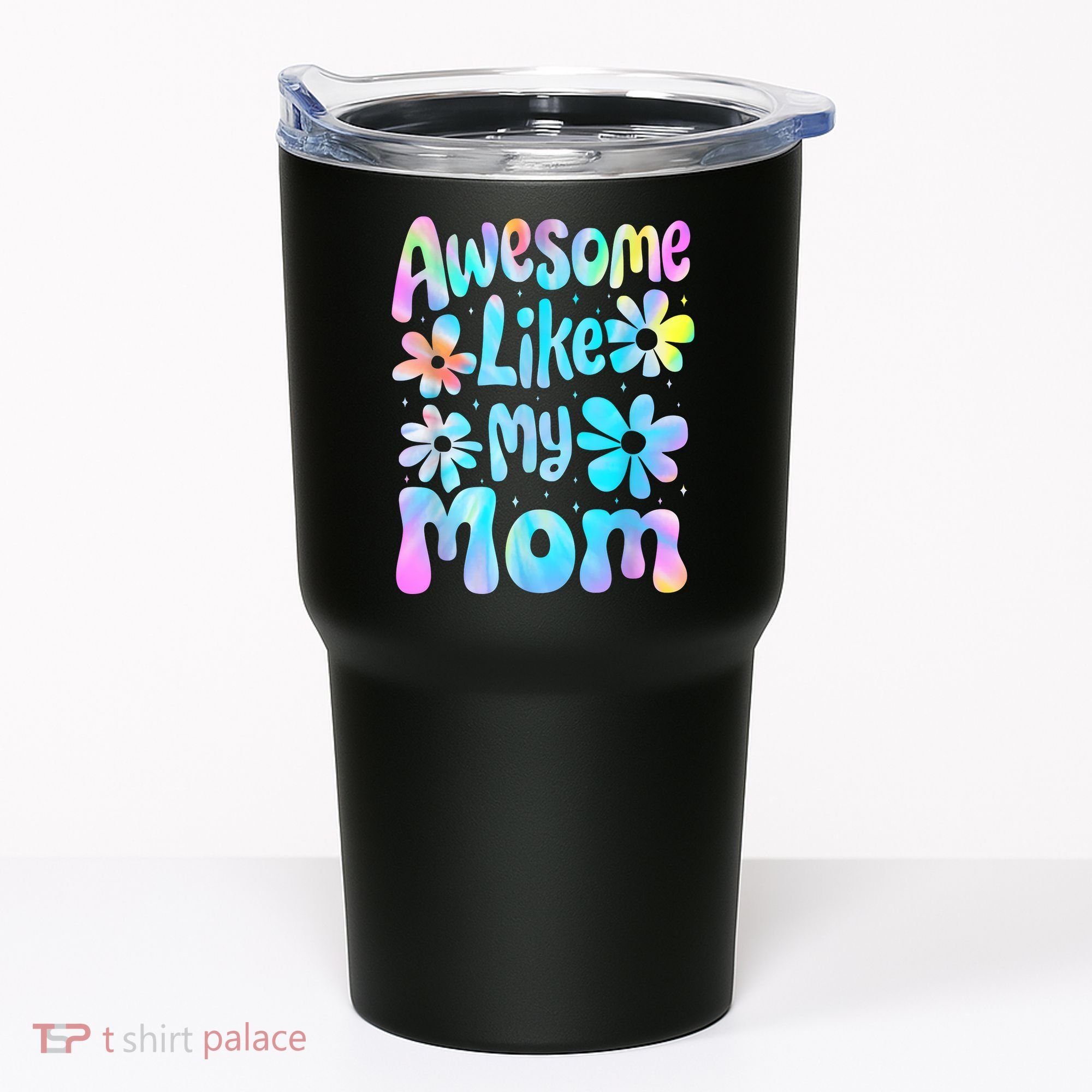 Awesome Like My Mom Mommy Groovy Graphic MotherS Day Tumbler