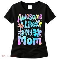 Awesome Like My Mom Mommy Groovy Graphic MotherS Day Women's T-Shirt thumb 0