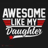 Awesome Like My Daughter Funny Fathers Day Dad Women's Hoodie thumb 2