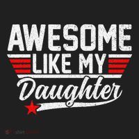 Awesome Like My Daughter Funny Fathers Day Dad Golf Towel thumb 3