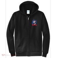 Abraham Lincoln Merica 4th Of July American Flag Full Zip Hoodie thumb 0