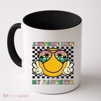 Awesome Like My Daughter Funny FatherS Day Dad Coffee Mug thumb 0