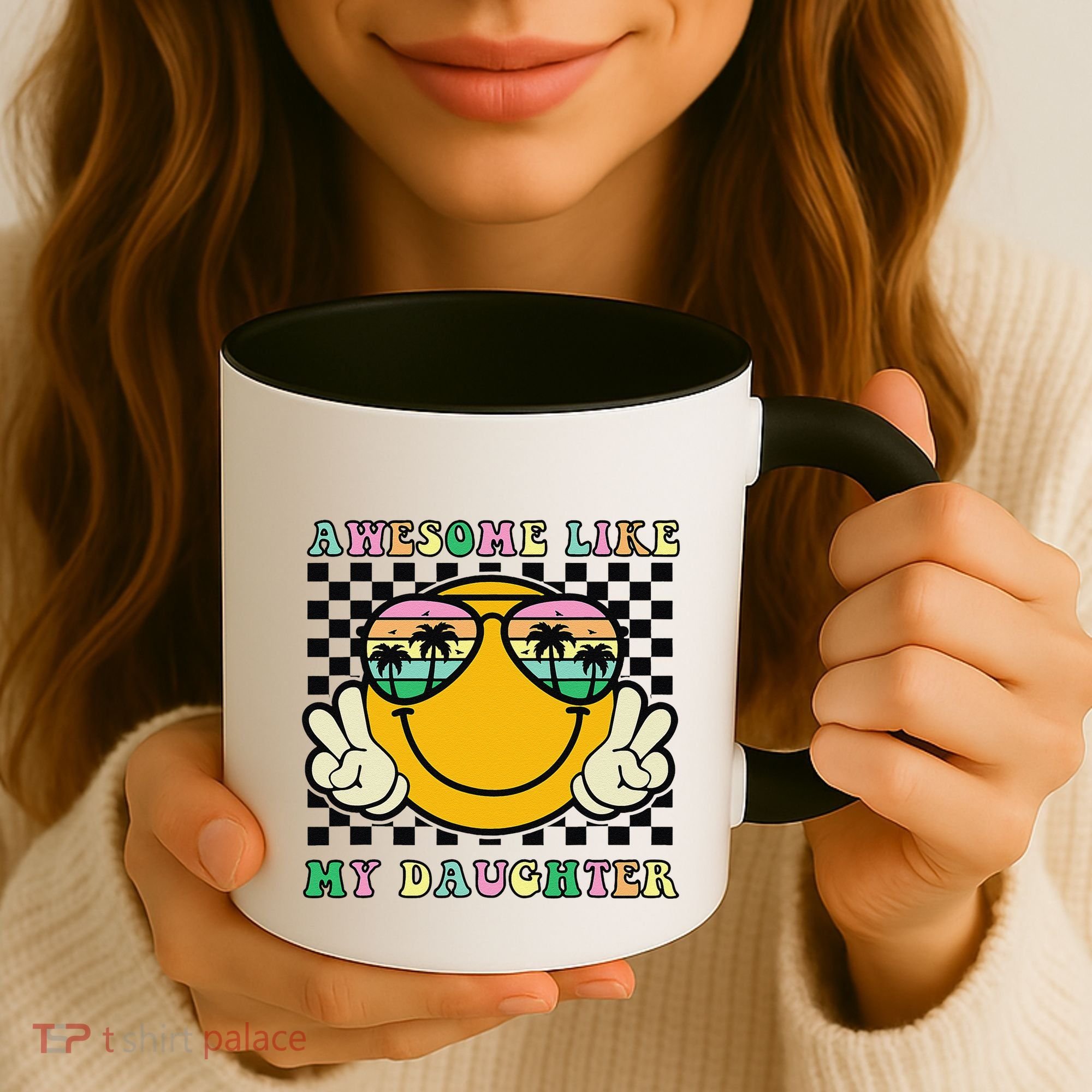 Awesome Like My Daughter Funny FatherS Day Dad Coffee Mug