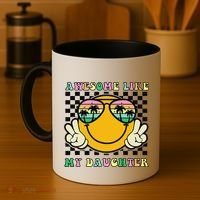 Awesome Like My Daughter Funny FatherS Day Dad Coffee Mug thumb 4