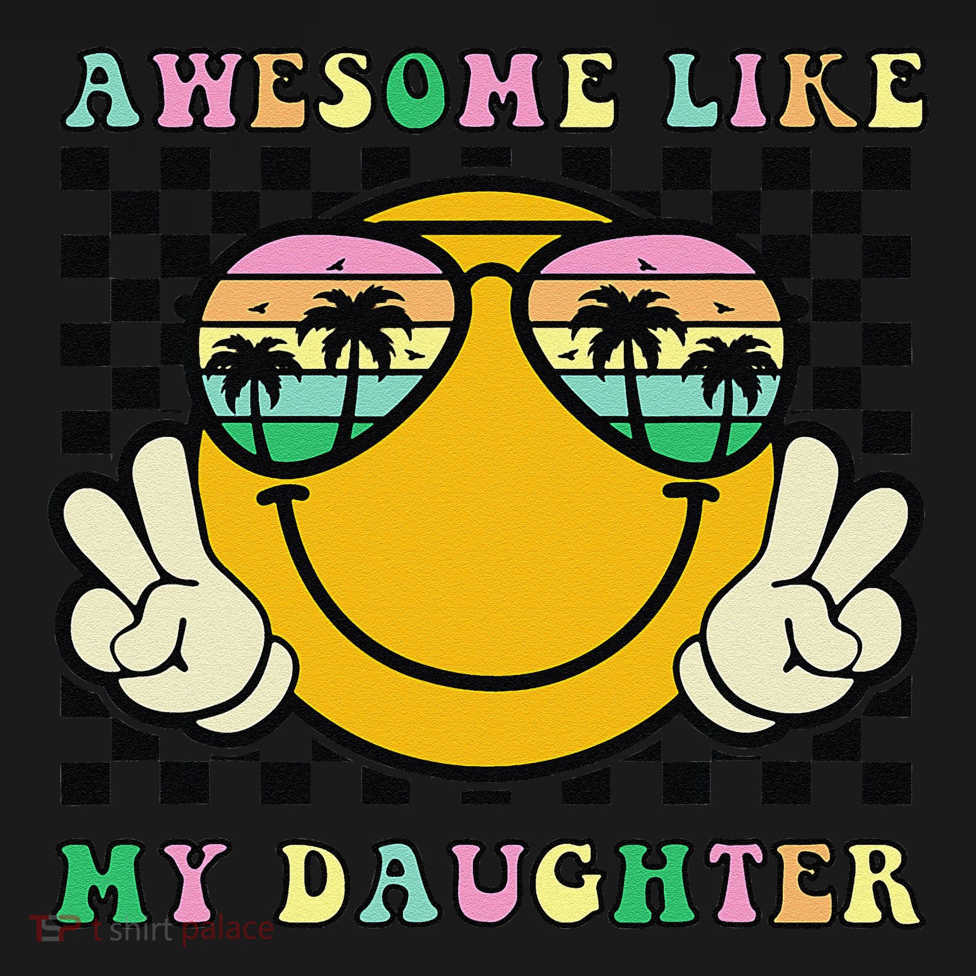 Awesome Like My Daughter Funny FatherS Day Dad Coaster