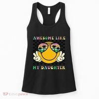 Awesome Like My Daughter Funny FatherS Day Dad Women's Tank Top thumb 0