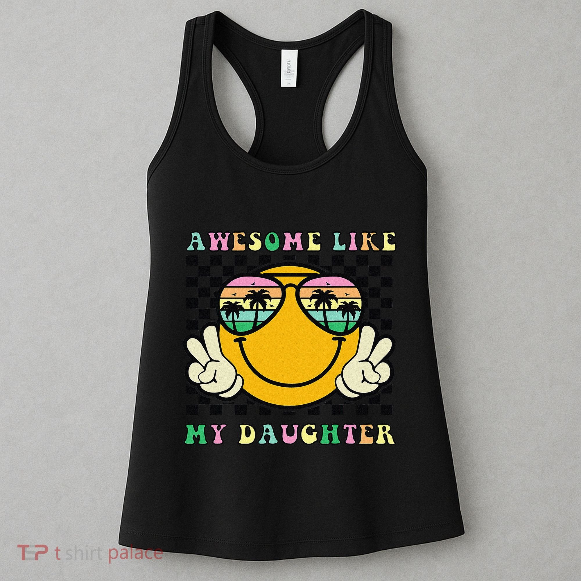 Awesome Like My Daughter Funny FatherS Day Dad Women's Tank Top
