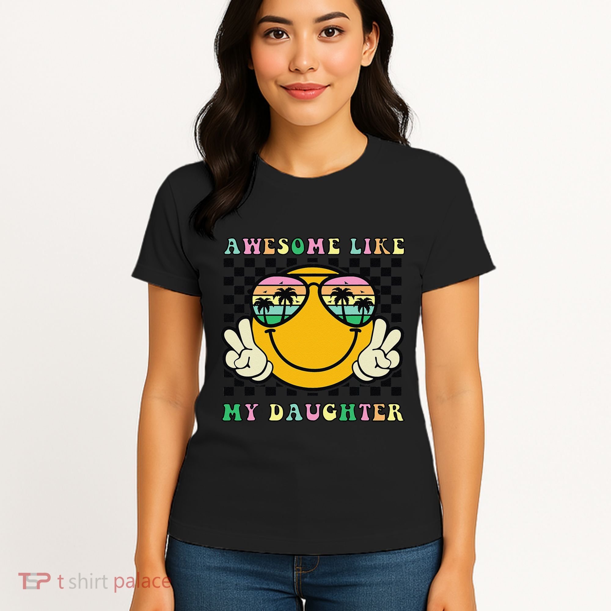 Awesome Like My Daughter Funny FatherS Day Dad Women's T-Shirt